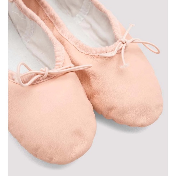 Bloch Kids Dansoft Leather Ballet Slippers/Dance Shoes - Soft Pink - Picture 5 of 6